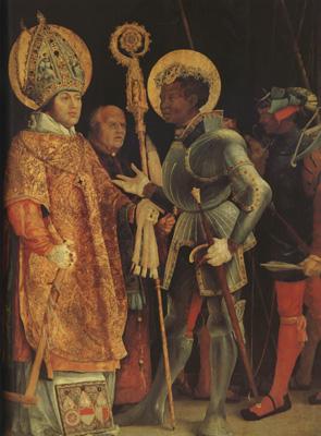 Matthias  Grunewald The Meeting of St Erasmus and St Maurice (mk08)